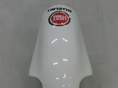 2000-2002 Suzuki GSXR1000 Motorcycle Fairings - White Red Lucky Strike UK