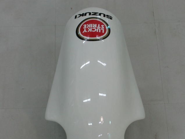 2000-2002 Suzuki GSXR1000 Motorcycle Fairings - White Red Lucky Strike UK