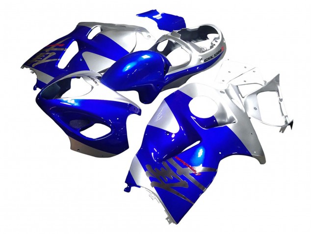 1996-2007 Suzuki GSXR 1300 Hayabusa Motorcycle Fairings - Blue Silver Hayabusa UK