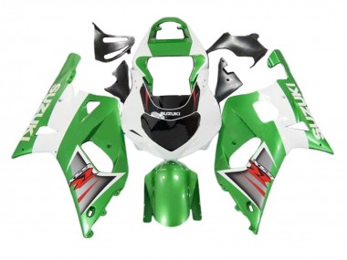 2001-2003 Suzuki GSXR 600 / GSXR 750 Motorcycle Fairings - White Green Silver Red Black UK