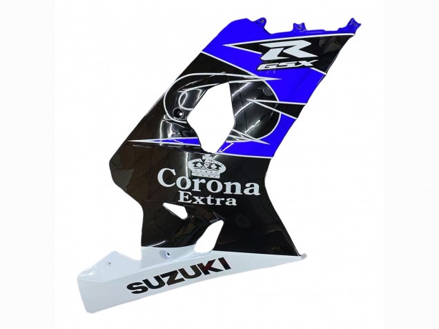 2004-2005 Suzuki GSXR 600 / GSXR 750 Motorcycle Fairing - White Blue Black Corona Motul UK