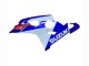 2004-2005 Suzuki GSXR 600 / GSXR 750 Motorcycle Fairing - White Blue Red UK