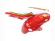 2004-2005 Suzuki GSXR 600 / GSXR 750 Motorcycle Fairings - White Red Yellow Michelin Texaon Heron 7 UK