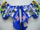2004-2005 Suzuki GSXR 600 / GSXR 750 Motorcycle Fairings - Blue White Yellow Green Telefonica Motul MoviStar UK
