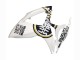 2006-2007 Suzuki GSXR 600 / GSXR 750 Motorcycle Fairings - White Black Lucky Strike Motul UK