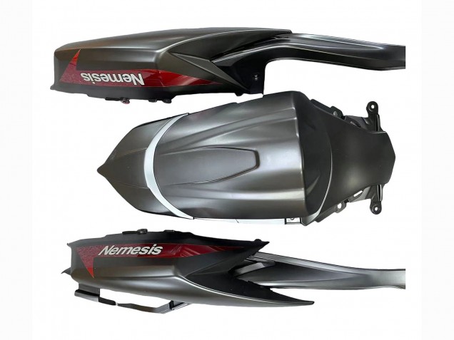 2008-2010 Suzuki GSXR 600 / GSXR 750 Motorcycle Fairings - Matte Black Red UK