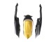 2008-2010 Suzuki GSXR 600 / GSXR 750 Motorcycle Fairings - Matte Black White Gold UK