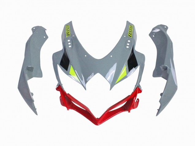 2008-2010 Suzuki GSXR 600 / GSXR 750 Motorcycle Fairings - Grey Yellow Red UK