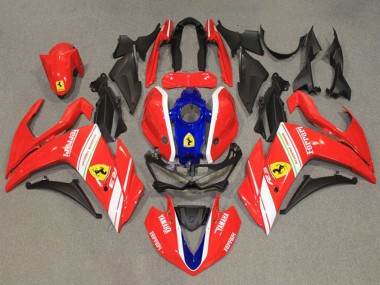 2015-2018 Yamaha YZF R3/R25 Motorcycle Fairings - Red White Blue UK