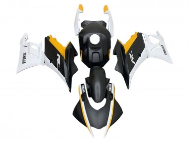 2019-2021 Yamaha YZF R3/R25 Motorcycle Fairings - White Yellow Matte Black UK