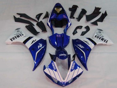 2009-2011 Yamaha YZF 1000 R1 Motorcycle Fairings - White Blue Black M1 UK