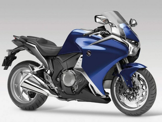 2010-2014 Honda VFR 1200 Motorcycle Fairings - Blue Black UK