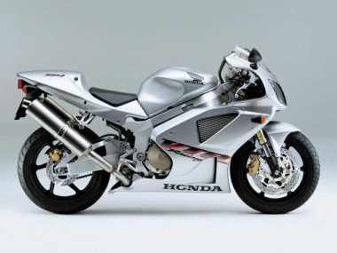 2000-2006 Honda VTR1000 Motorcycle Fairings - Silver White Racing UK