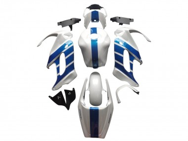 1997-2005 Honda VTR1000F Motorcycle Fairings - White Blue UK