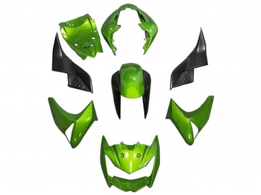 2003-2006 Kawasaki Z1000 Motorcycle Fairing - Green Glossy Black UK