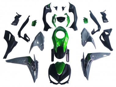 2014-2019 Kawasaki Z1000 Motorcycle Fairings - Black Green Grey UK
