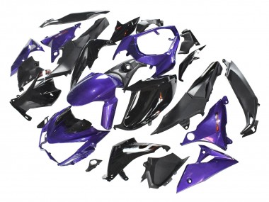 2014-2019 Kawasaki Z1000 Motorcycle Fairings - Purple Glossy Black Matte Black UK