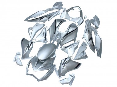 2013-2018 Kawasaki Z800 Motorcycle Fairings - Matte Silver UK