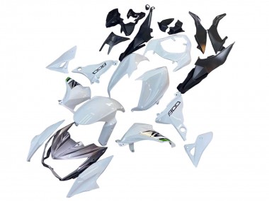 2013-2018 Kawasaki Z800 Motorcycle Fairings - White Green Silver Black UK
