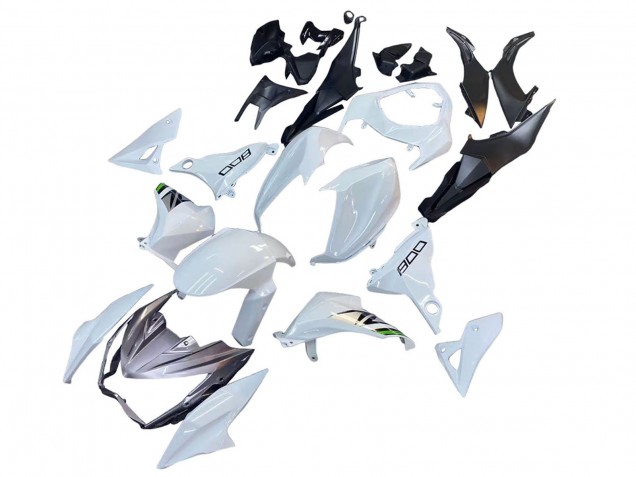 2013-2018 Kawasaki Z800 Motorcycle Fairings - White Green Silver Black UK