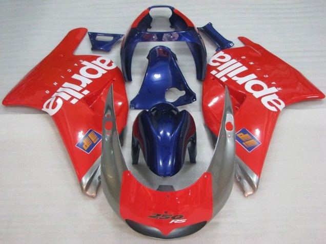 1995-1997 Aprilia RS250 Motorcycle Fairings - Red Silver Blue White UK
