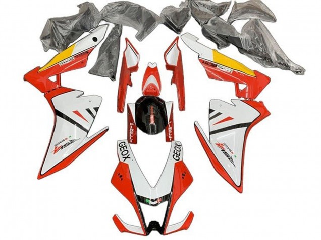2009-2015 Aprilia RSV4 1000 Motorcycle Fairing - White Red Black Yellow UK