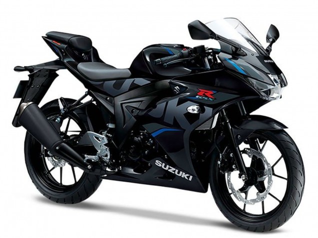 2017-2025 Suzuki GSXR125 Motorcycle Fairings - Black Blue UK