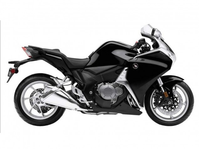 2010-2014 Honda VFR 1200 Motorcycle Fairings - Black Carbon Fiber UK