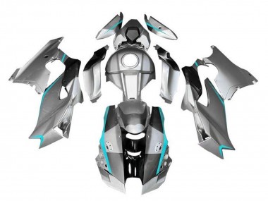 2021-2025 Kawasaki ZX10R Motorcycle Fairings - Silver Grey Black Blue UK