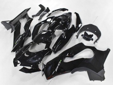 2021-2025 Kawasaki ZX10R Motorcycle Fairings - Glossy Black White Green Decal UK