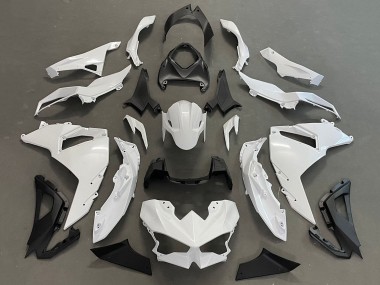 2024-2025 Kawasaki Ninja 500 EX500R Motorcycle Fairings - White Black UK