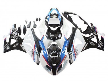 2009-2014 BMW S1000RR Motorcycle Fairings - White Red Blue Glossy Black Motorrad UK