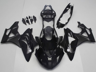 2017-2018 BMW S1000RR Motorcycle Fairings - Glossy Black Matte Black UK