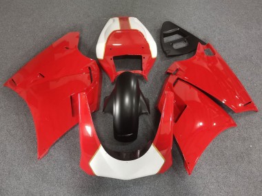 1993-2005 Ducati 748/916/996/998 Motorcycle Fairings - White Red Gold Matte Black Race Fairings UK