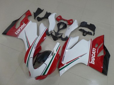2011-2014 Ducati Panigale 899 Motorcycle Fairings - White Red Green Glossy Black UK