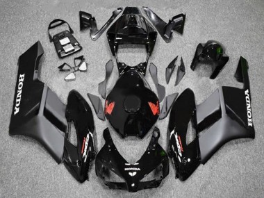 2004-2005 Honda CBR1000RR Motorcycle Fairings - Glossy Black Matte Black Red UK