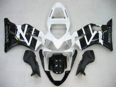 2001-2003 Honda CBR600 F4i Motorcycle Fairings - White Glossy Black UK