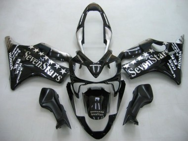 2004-2007 Honda CBR600 F4i Motorcycle Fairings - Glossy Black SevenStars UK