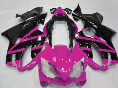 2004-2007 Honda CBR600 F4i Motorcycle Fairing - Pink Glossy Black UK