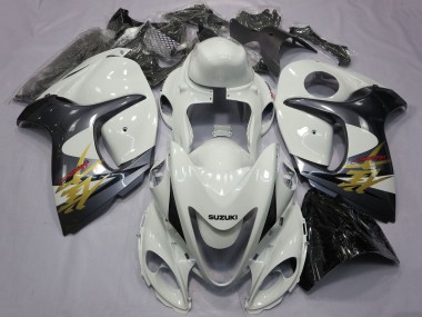 2008-2020 White Grey Gold Black Suzuki GSXR 1300 Hayabusa Motorcycle Fairings UK
