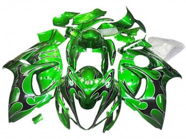 2008-2020 Green Black Tribal Suzuki GSXR 1300 Hayabusa Motorcycle Fairings UK