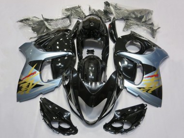 2008-2020 Glossy Black Light Blue Gold Suzuki GSXR 1300 Hayabusa Motorcycle Fairings UK