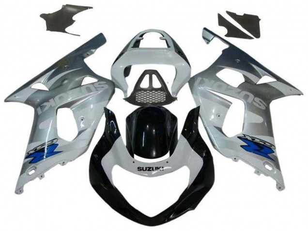 2000-2002 Suzuki GSXR1000 Motorcycle Fairings - Silver White Glossy Black Blue UK