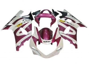 2000-2002 Suzuki GSXR1000 Motorcycle Fairings - White Purple Yellow UK