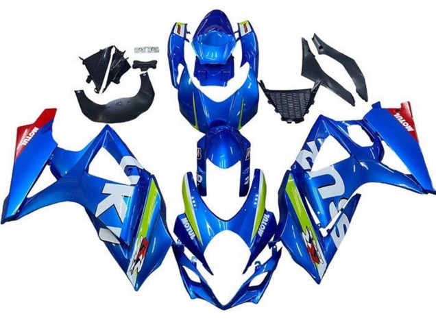 2007-2008 Suzuki GSXR 1000 Motorcycle Fairings - Blue White Green Red UK