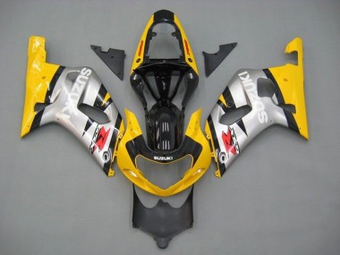 2001-2003 Suzuki GSXR 600 / GSXR 750 Motorcycle Fairings - Yellow Silver Glossy Black Red UK