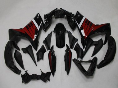 2009-2015 Yamaha FZ6R Motorcycle Fairings - Black Red White UK