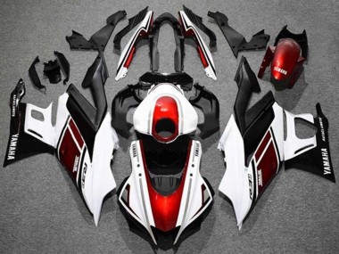2022-2024 Yamaha YZF R3/R25 Motorcycle Fairings - White Red Black UK