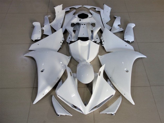 2009-2011 Yamaha YZF 1000 R1 Motorcycle Fairings - White UK
