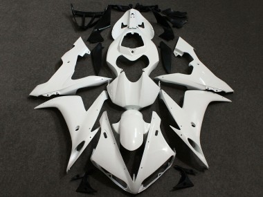 2005 Yamaha YZF R6 Motorcycle Fairings - White UK